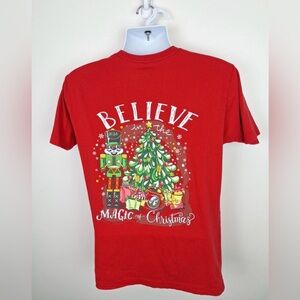 Buc-ee's "Believe In The Magic Of Christmas" T Shirt Red Holiday unisex 3x